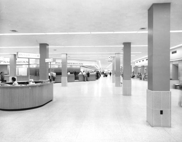 Interior view of Miami International airport