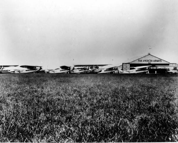 View of planes at airport - Havana, Cuba