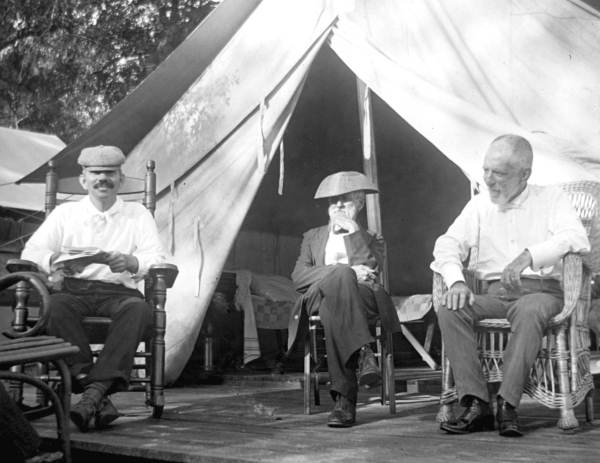 Camping out with all the comforts, near Pensacola.