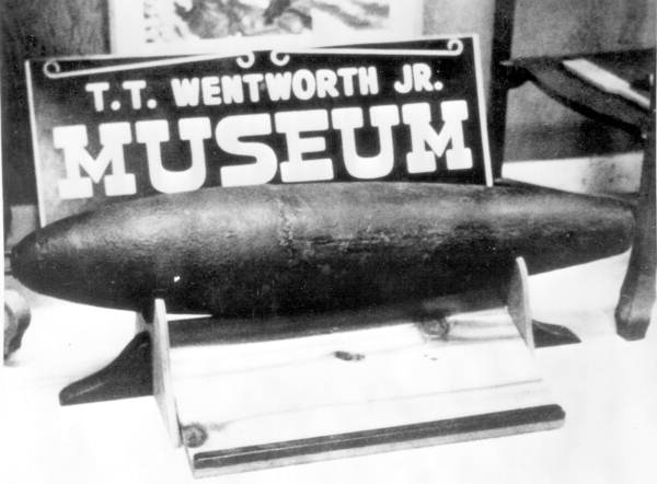 Confederate torpedo on display, at the T. T. Wentworth, Jr. Museum - Pensacola, Florida.