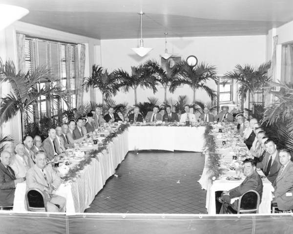 Meeting of Everglades National Park commission at luncheon