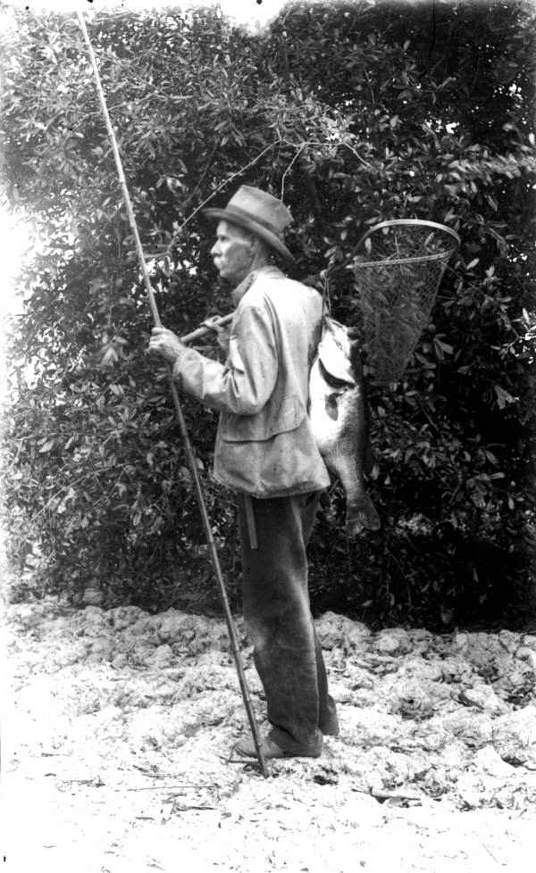 Fisherman with large fish - Lake County, Florida