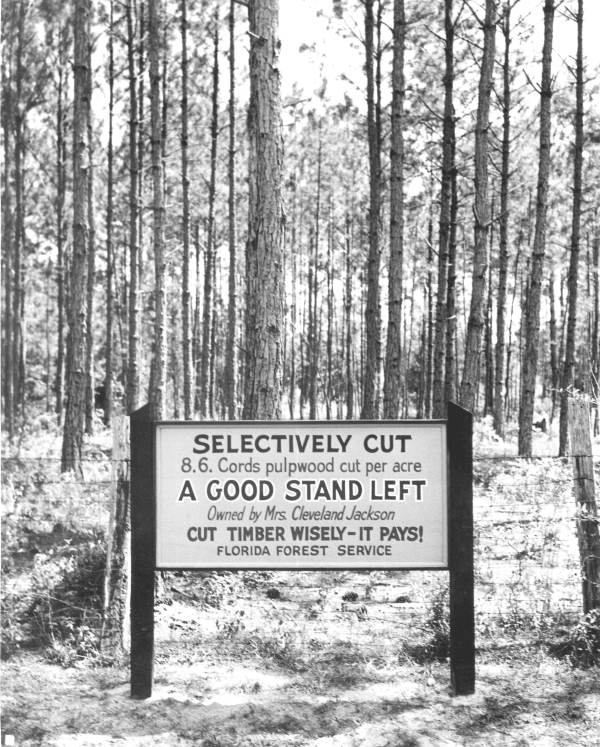 Sign of the Florida Forest Service