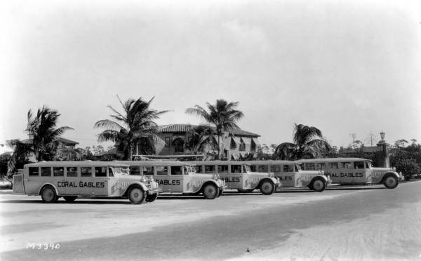 Buses at Dammer's house - Coral Gables, Florida