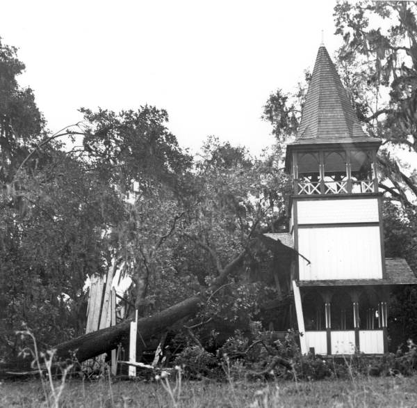 Church destroyed by Hurricane Dora - Mandarin, Florida