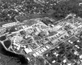 Aerial view of the Glidden Company chemical plant - Jacksonville, Florida.