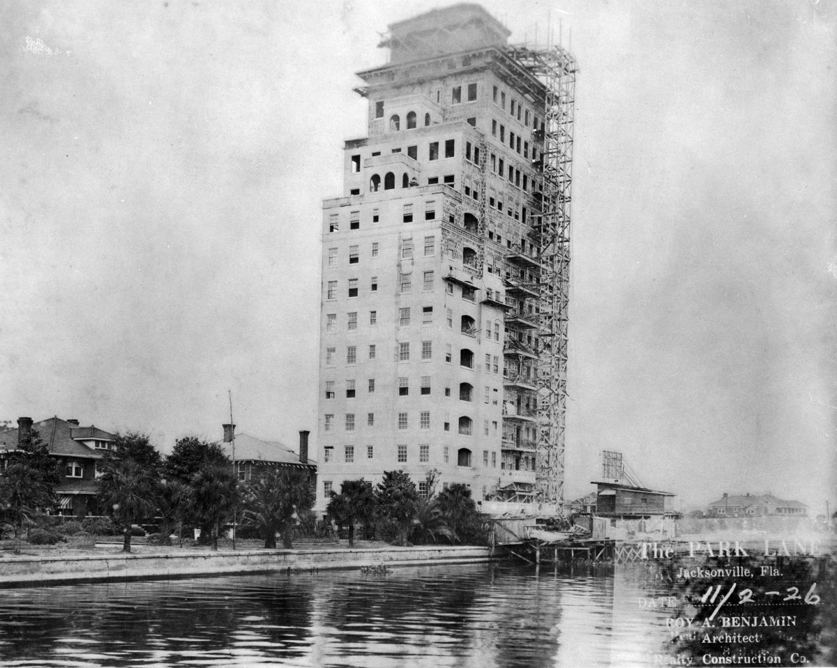 Construction of Park Lane Apartments - Jacksonville, Florida.