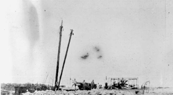 Construction of the jetty at Jupiter Inlet - Jupiter, Florida