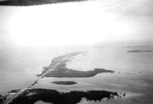 Aerial view of Windley and Upper Matecumbe keys