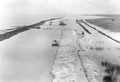Construction of levees - Lake Okeechobee, Florida