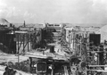 Construction of concrete hurricane gate - Lake Okeechobee, Florida