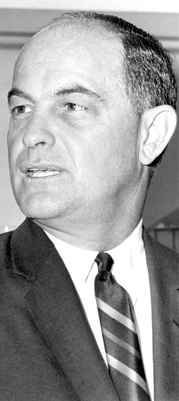 Former state senator Fred (Bud) Dickinson, candidate for governor - Tallahassee, Florida.