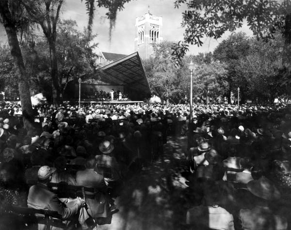 Band concert at Williams Park - Saint Petersburg, Florida.