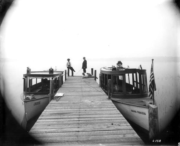 Launches "Dixie" and "Indian Princess" docked at Santa Fe Lake - Melrose, Florida
