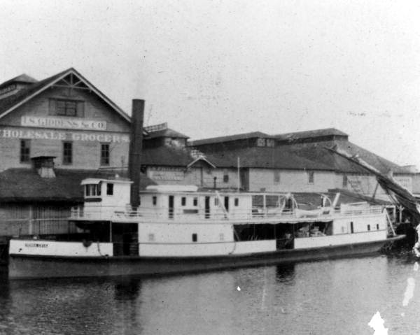 Steamboat "Terra Ceia" on the waterfront