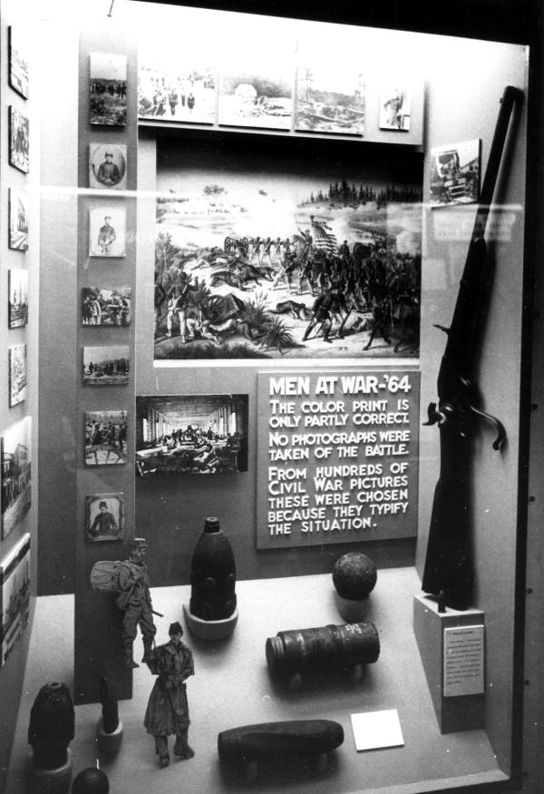 An exhibit in the Olustee Battlefield Historic State Park museum - Olustee, Florida