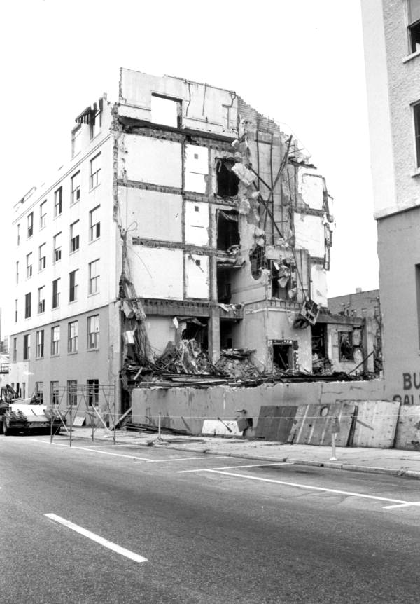 Demolition of the Cherokee Hotel - Tallahassee, Florida.