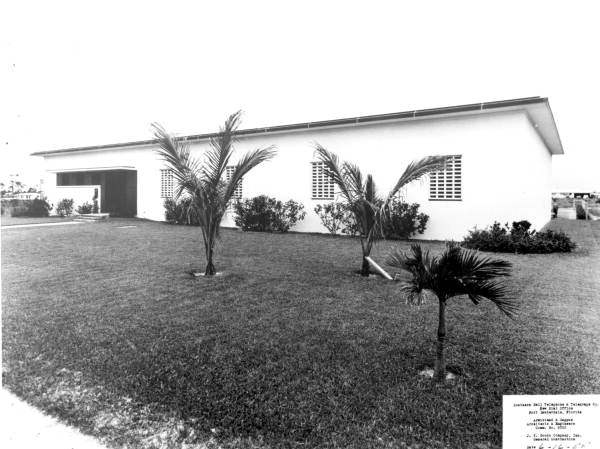 Southern Bell Telephone and Telegraph Company new dial office - Fort Lauderdale, Florida.