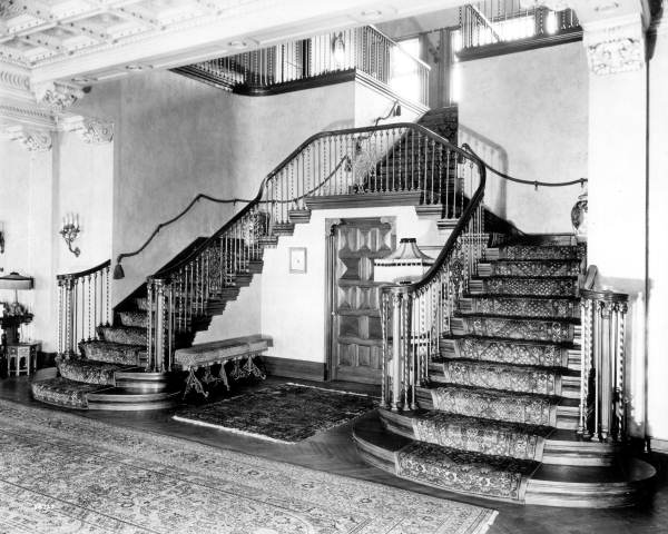 Staircase at the home of Carl G. Fisher - Miami Beach, Florida