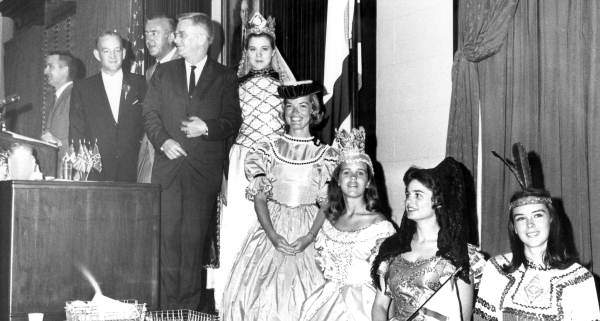 Costumed Pensacola girls paid a visit to the Florida House during a session - Tallahassee, Florida.