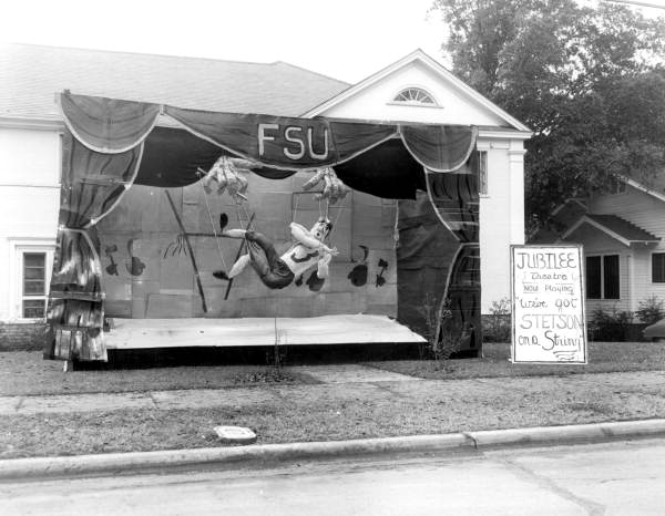 "Theater" created for Florida State University homecoming - Tallahassee, Florida