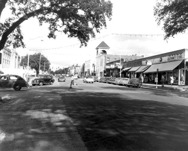 Looking north on Adams Street from Pensacola - Tallahassee, Florida.