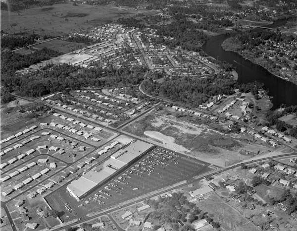 Aerial view looking over the Cedar Hills community - Jacksonville, Florida.
