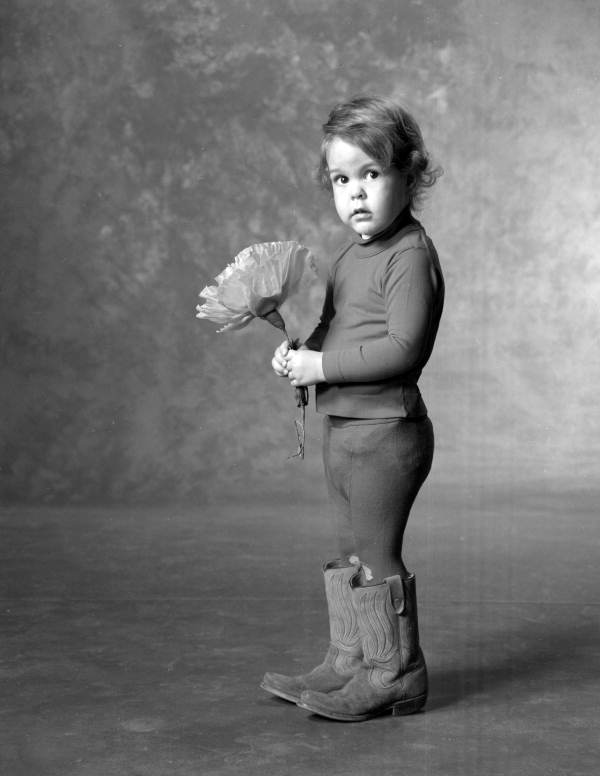 Portrait of 2 year old Laura Teolis - Tallahassee, Florida.