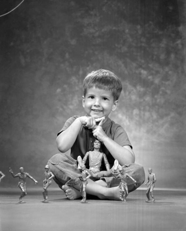 Portrait of 4 year old Jamie Joanos - Tallahassee, Florida.