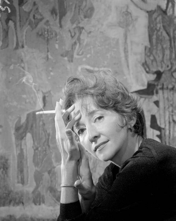 Portrait of painter Nancy Reid Gunn - Tallahassee, Florida.