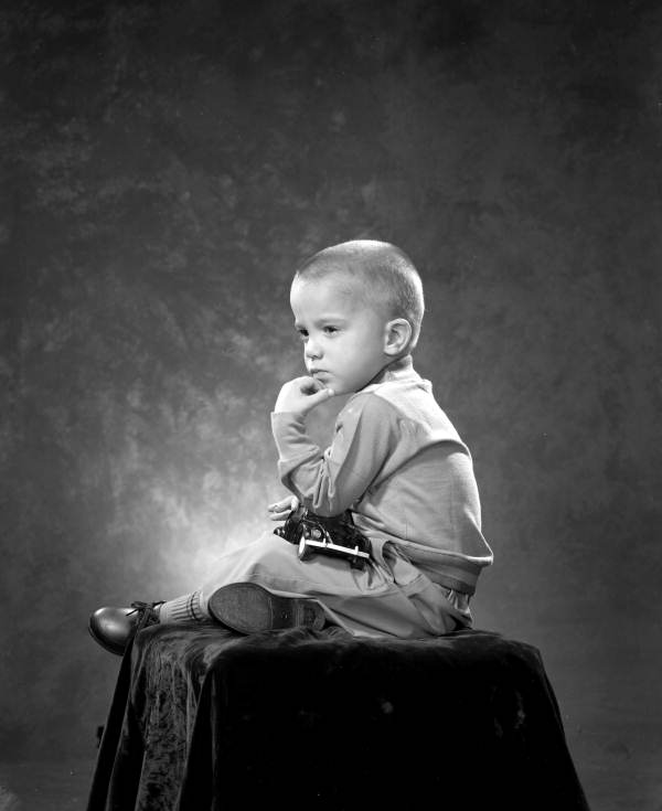 Portrait of 3 year old Joe Causseaux - Tallahassee, Florida.