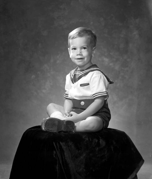 Portrait of 2 year old Oliver Dickerson - Tallahassee, Florida.