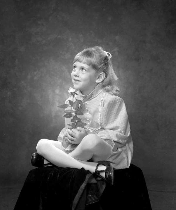 Portrait of 5-year-old Karen McKeown - Tallahassee, Florida.