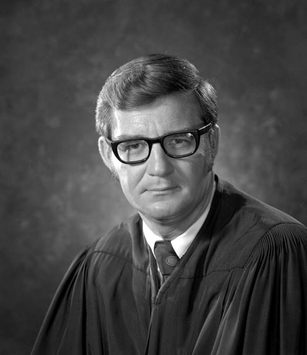 Portrait of lawyer Wade L. Hopping.