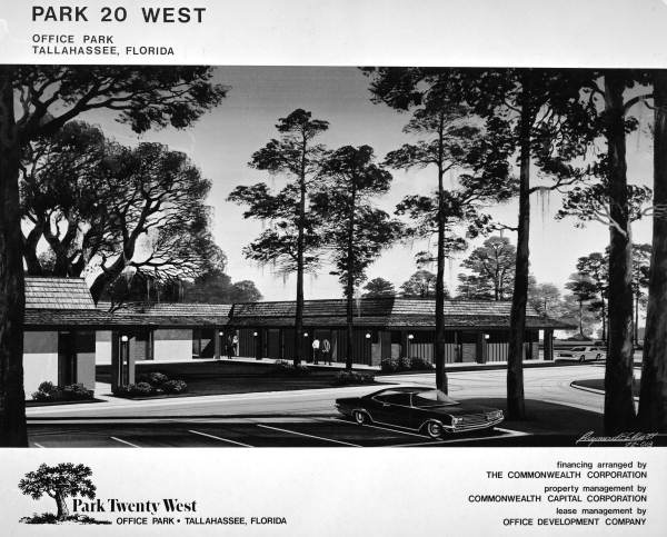 Copy of a Franceschi advertisement for the Park 20 West office park in Tallahassee, Florida.