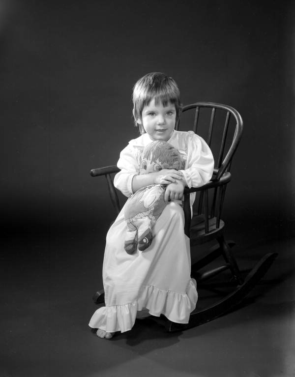 Portrait of 2-year-old Laura Ferenchick - Tallahassee, Florida.