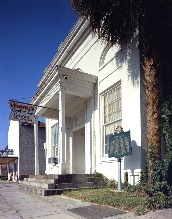 Edenfield Lock and Safe Service in the historic Union Bank Building at 106 S. Adams St. in Tallahassee, Florida.