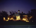 Nighttime view of the Florida Bar building at 651 E. Jefferson St. in Tallahassee, Florida.