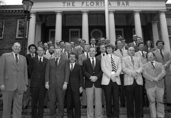 Group portrait of The Florida Bar Board of Governors in Tallahassee, Florida.