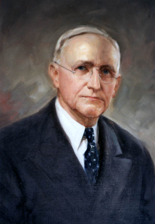 Painted portrait of Florida's 39th Supreme Court Justice Armstead Brown.