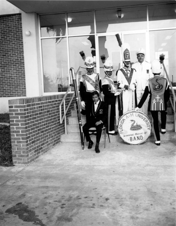 FAMU's band members with new uniforms - Tallahassee, Florida.
