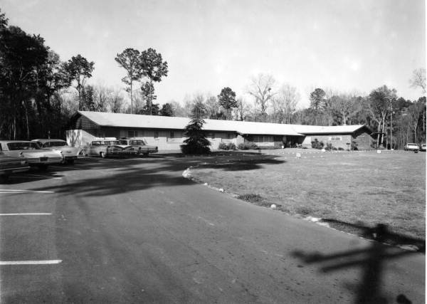 View of Tallahassee Convalescent Home and parking lot - Tallahassee, Florida .