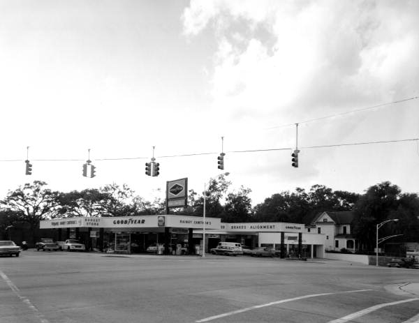 View of Rainey Cawthon's Goodyear store and budget store - Tallahassee, Florida .