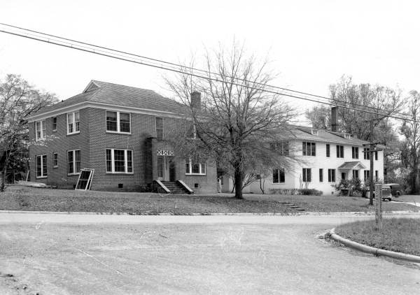 Johnston's hospital later the Seventh Day Adventist nurse's home (left) and hospital (right) - Tallahassee, Florida .