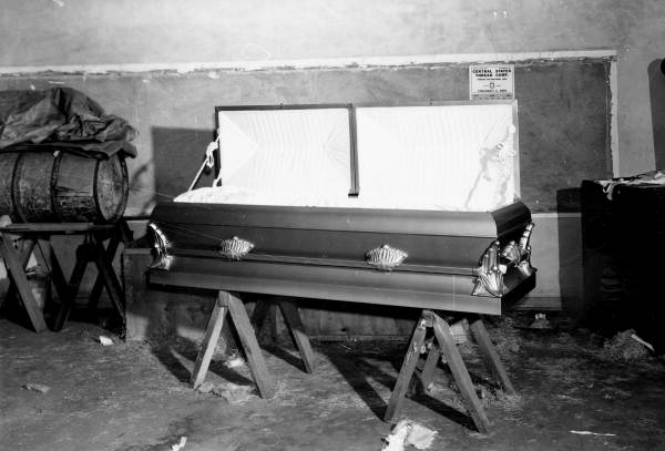 Coffin from a casket company - Carrabelle, Florida