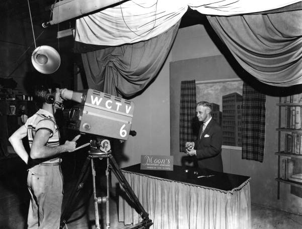 Lester Moon, the owner of Moon's Jewelers, on WCTV - Tallahassee, Florida.