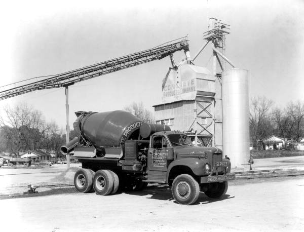 Trucks and property of the Concrete Products Company - Tallahassee, Florida