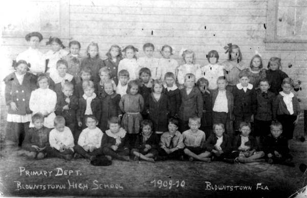 Students at Blountstown High School, primary department - Blountstown, Florida..