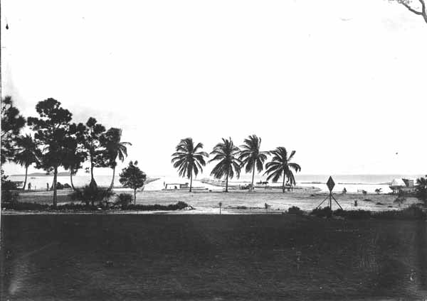 View of ocean from reservation of Charles Deering