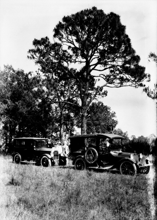Cars used by John K. Small for specimen collecting